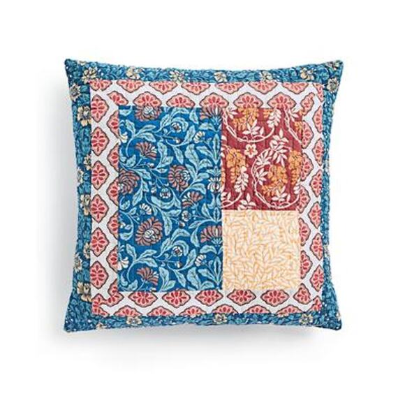 $80 Martha Stewart Collection Tomorrows Heirloom Quilts Decor Pillow 18" x 18" - Picture 1 of 2